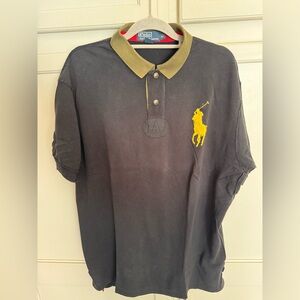 Polo by Ralph Lauren Black and Gold Polo Shirt